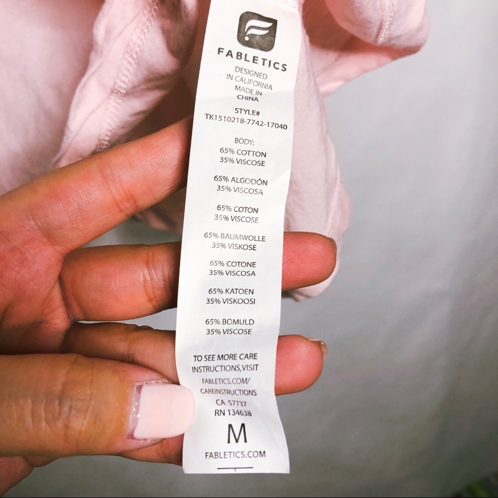 Fabletics | Pink Racerback Tank - Picture 3 of 3